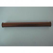 JB Products 904ABS - 1-1/2'' x 16'' Double Flange Tailpiece Black PP