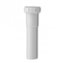 JB Products 914PVC - 1-1/2'' x 10'' Slip Extension Tube White PP