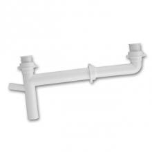 JB Products T510DSU34PVCBG - 1-1/2'' x 16'' Telescopic EO White PP Universal, 3/4'' spout, bag