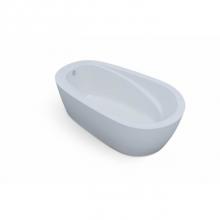 Jetta J73--6385NJ-O - Aurora - 65X36 Wht Freestand Tub End Drain W/Chrome