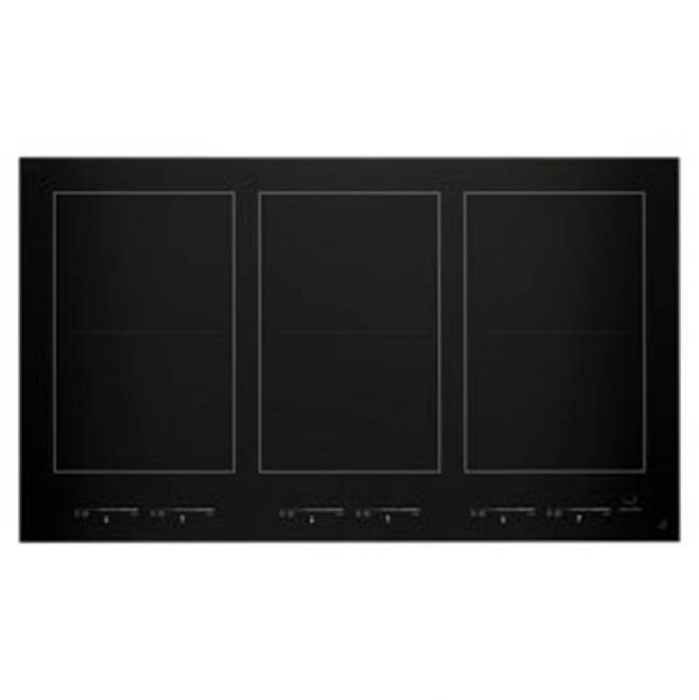 36'' Induction Cooktop, Black, 6 Flex Elements