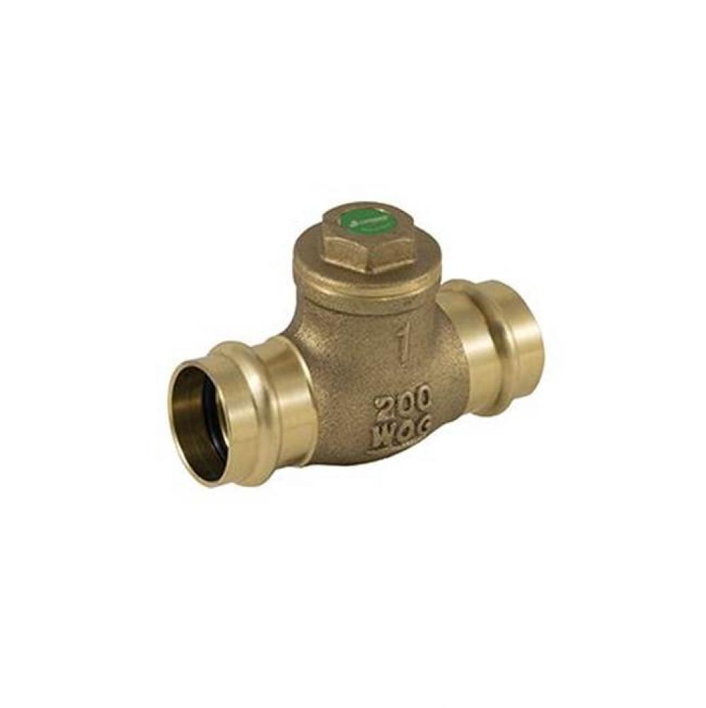 Horizontal Swing Check Valve, Press Connection, Class 125, 200 Wog 1-1/2''