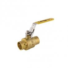 Jomar International LTD 100-119LH - Full Port, 2 Piece, Solder Connection, 600 Wog, With Latch Lock Handle 2-1/2''