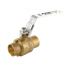 Jomar International LTD 100-113SSGLH - Full Port, 2 Piece, Solder Connection, 600 Wog, Stainless Steel Ball And Stem With Latch Lock Hand