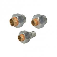 Jomar International LTD 701-105 - Brass Solder X Galvanized Fip 250 Psi 1''