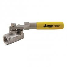 Jomar International LTD 100-934DH - Standard Port, 2 Piece, Threaded Connection, 2000 Wog, With Spring Return Handle 3/4''