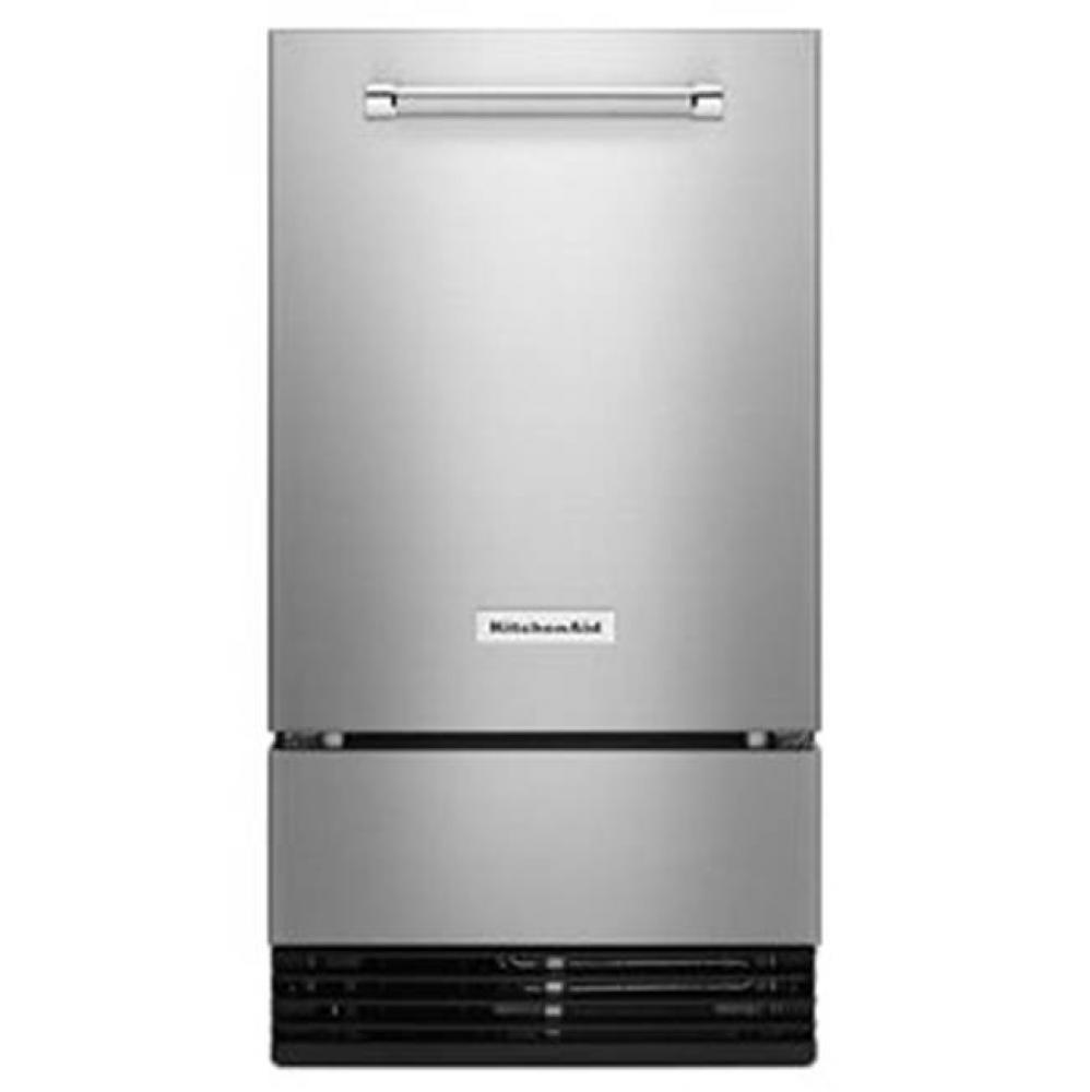 18'' Fingerprint Resistant Icemaker With Drain Pump Included