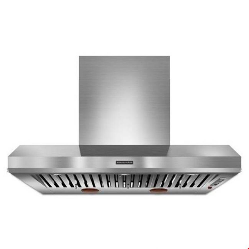 48'' Wall-Mount 600-1200 CFM Canopy Hood, Commercial-Style
