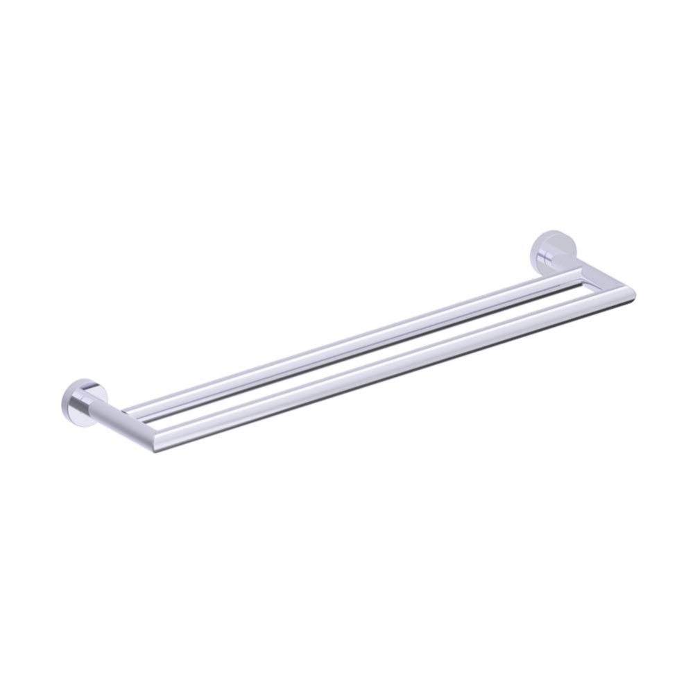 OSLO - 18-inch Double Bathroom Towel Bar-Polished Chrome