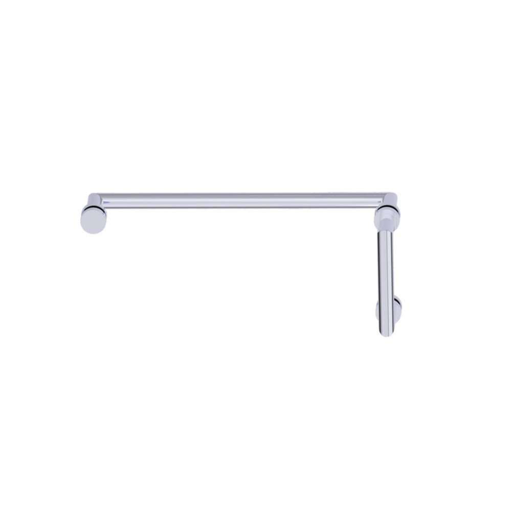 OSLO - 6-inch x 18-inch Offset Shower Door Handles -Polished Chrome