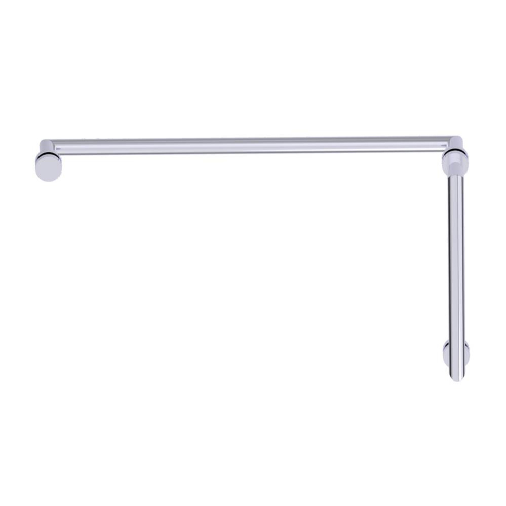 OSLO - 12-inch x 24-inch Offset Shower Door Handles -Polished Chrome