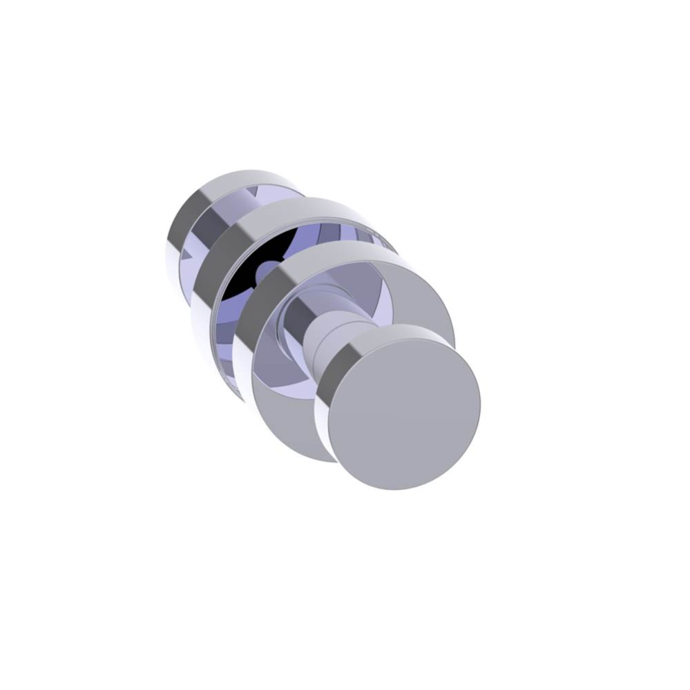 OSLO - Double Shower Door Handle-Polished Chrome