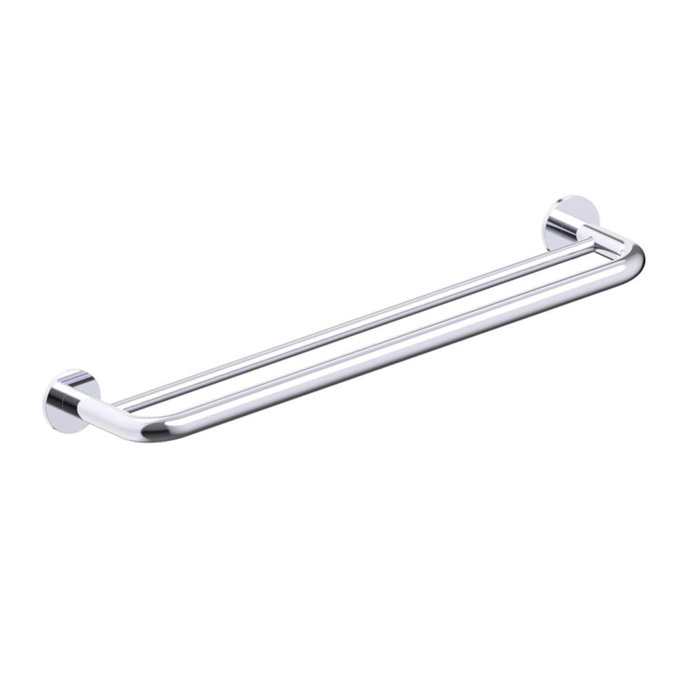 NICE - 24-inch Double Bathroom Towel Bar-Polished Chrome