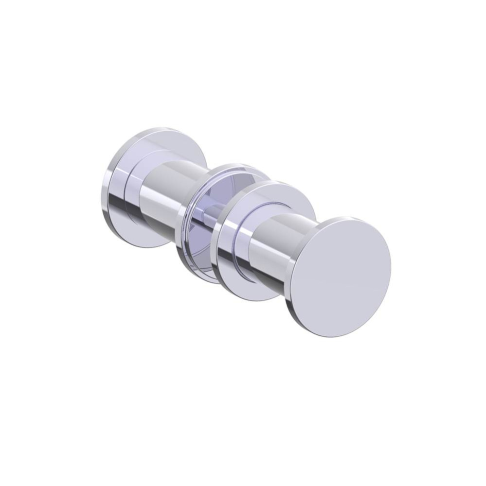 NICE - Double Shower Door Handle-Polished Chrome