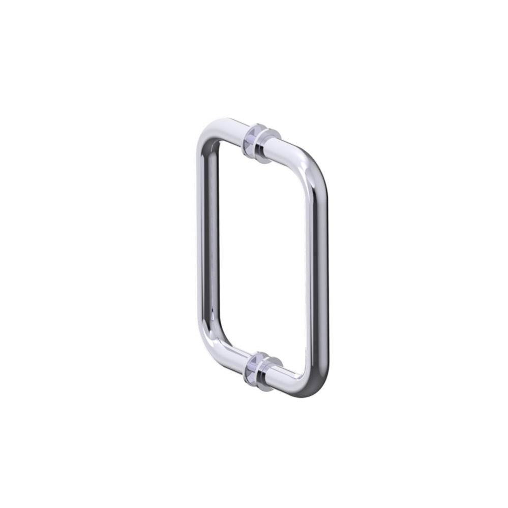 NICE - 8-inch Double Shower Door Handle-Polished Chrome