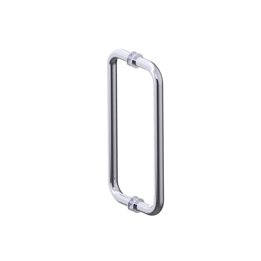 NICE - 12-inch Double Shower Door Handle-Polished Chrome
