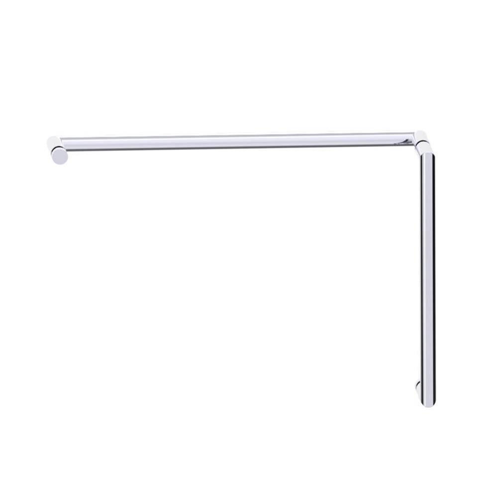 SEVILLE - 12-inch x 18-inch Offset Shower Door Handles -Polished Chrome