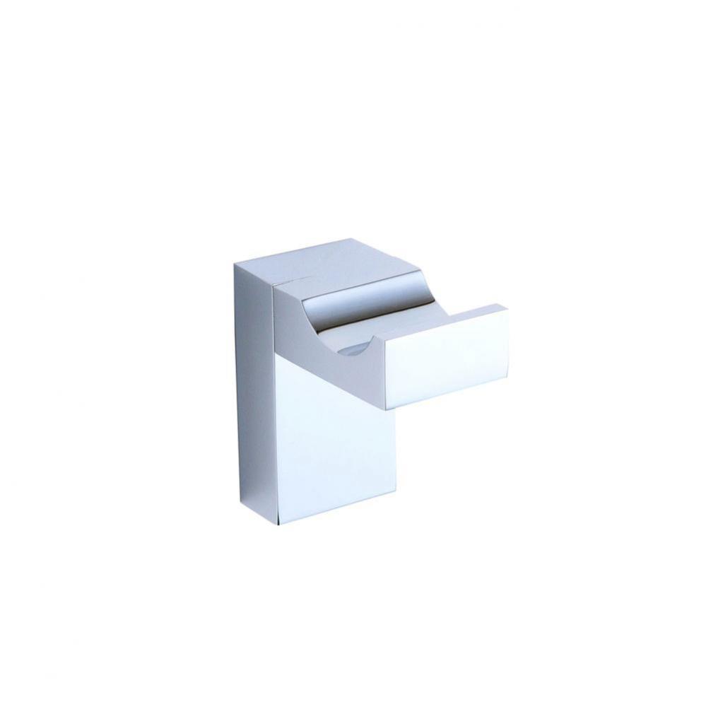 BERLIN - Single Prong Robe Hook Solid Back-Antique Black