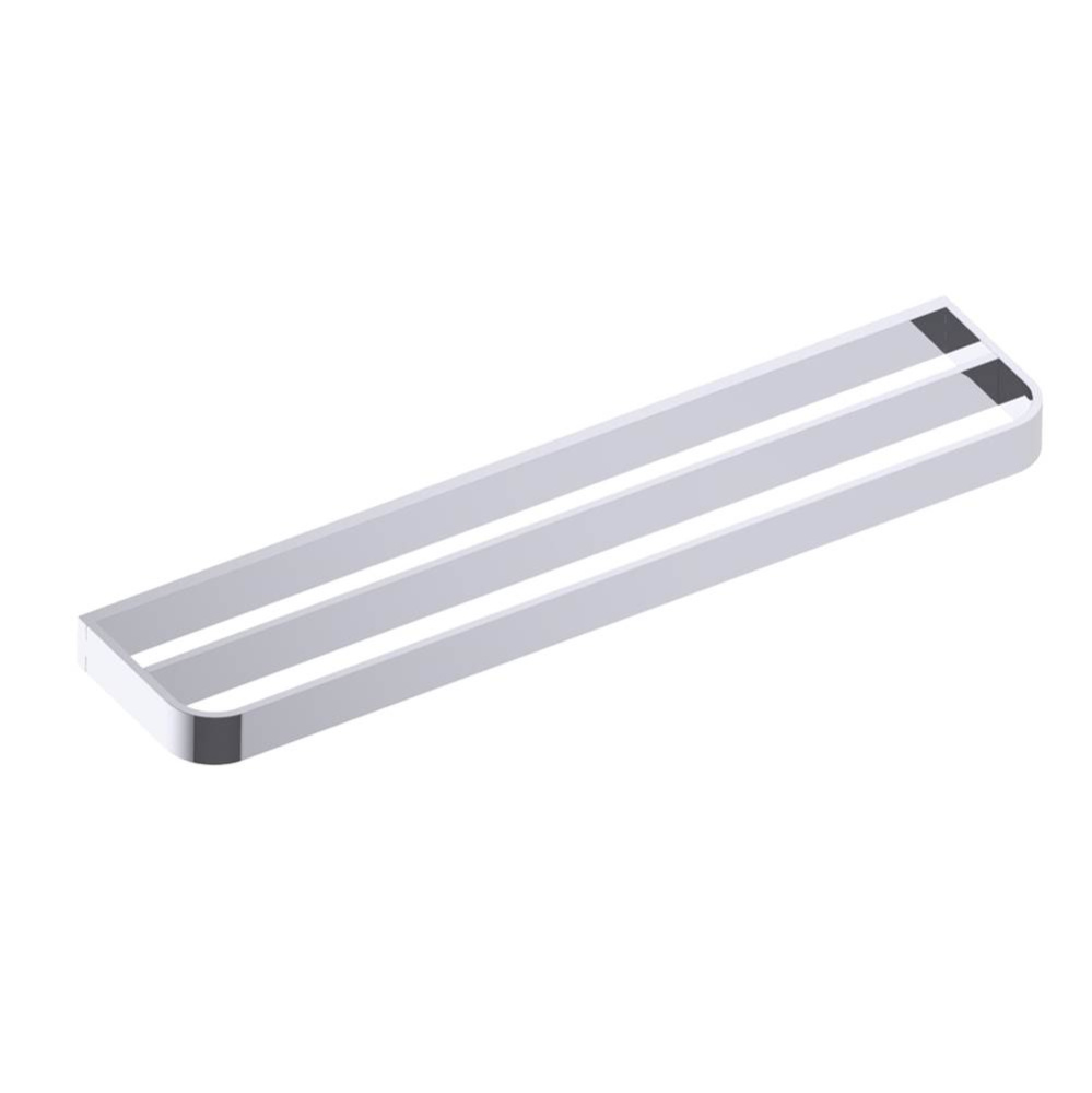 BONN - 24-inch Double Bathroom Towel Bar-Polished Chrome