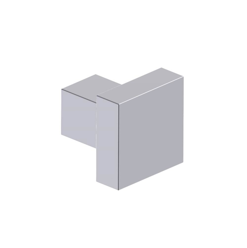 LONDON - Single Square Robe Hook-Polished Chrome