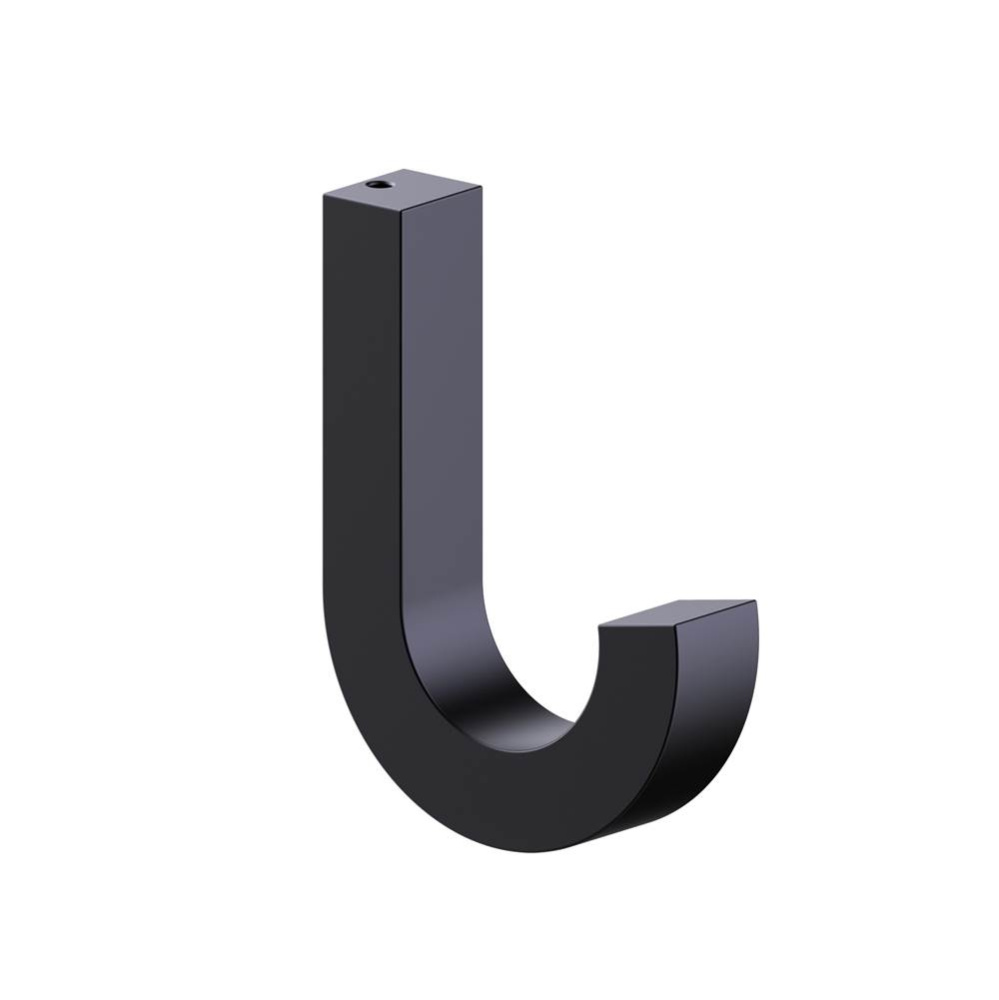 LONDON - Large Robe Hook-Matte Black