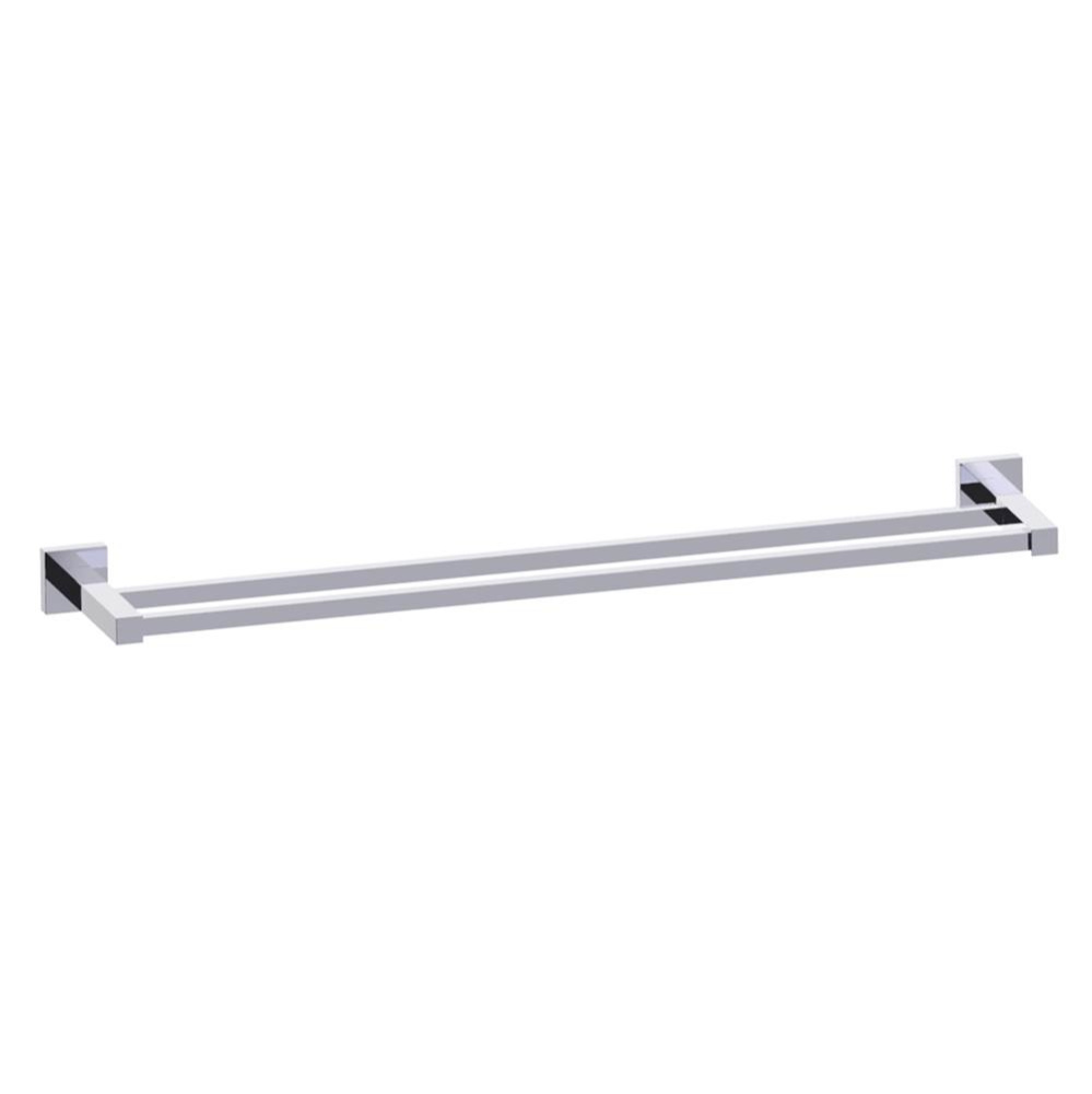 LONDON - 24-inch Double Bathroom Towel Bar-Polished Chrome