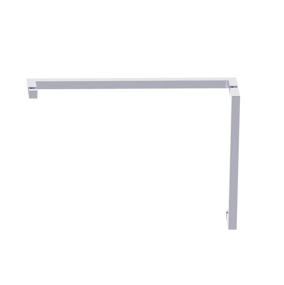 LONDON - 12-inch x 18-inch Offset Shower Door Handle -Polished Chrome