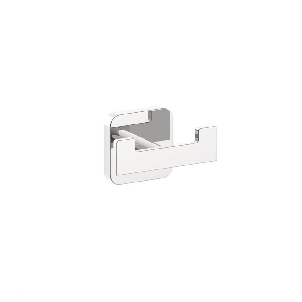 MILAN - Double Prong Robe Hook-Polished Chrome