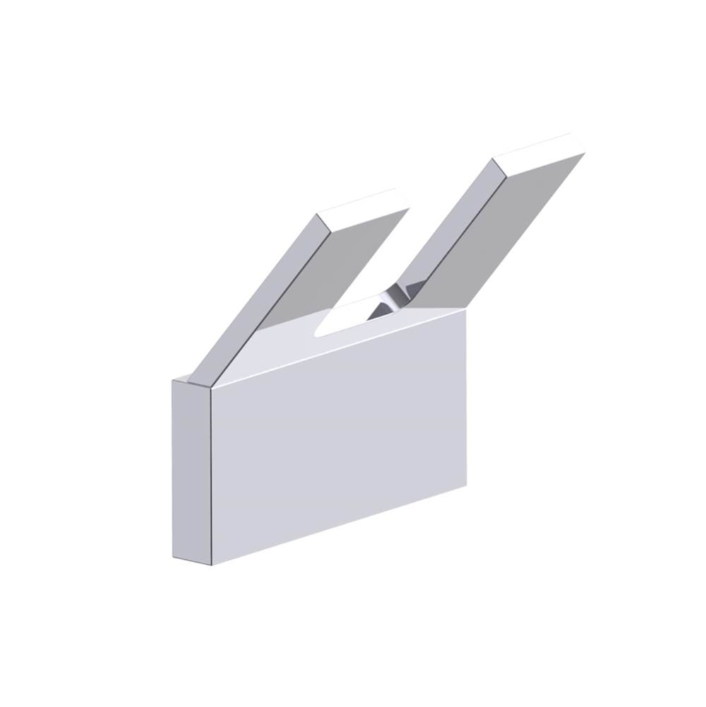 COLOGNE - Double Coat Hook-Polished Chrome