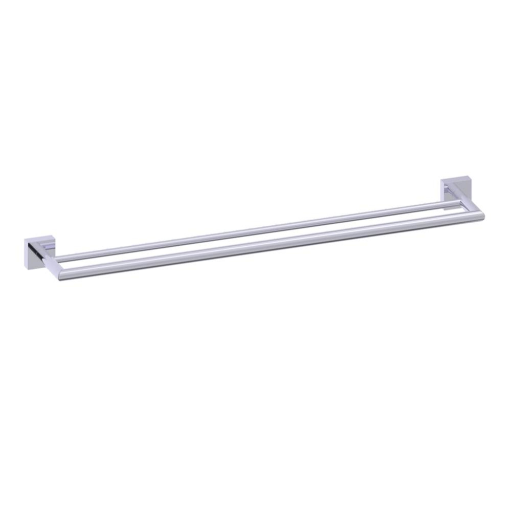 MADRID - 24-inch Double Bathroom Towel Bar-Polished Chrome