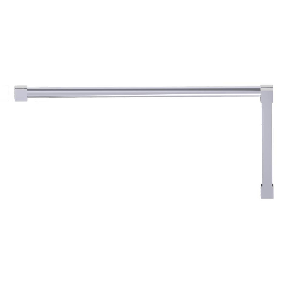 LISBON - 8-inch x 24-inch Offset Shower Door Handle -Polished Chrome