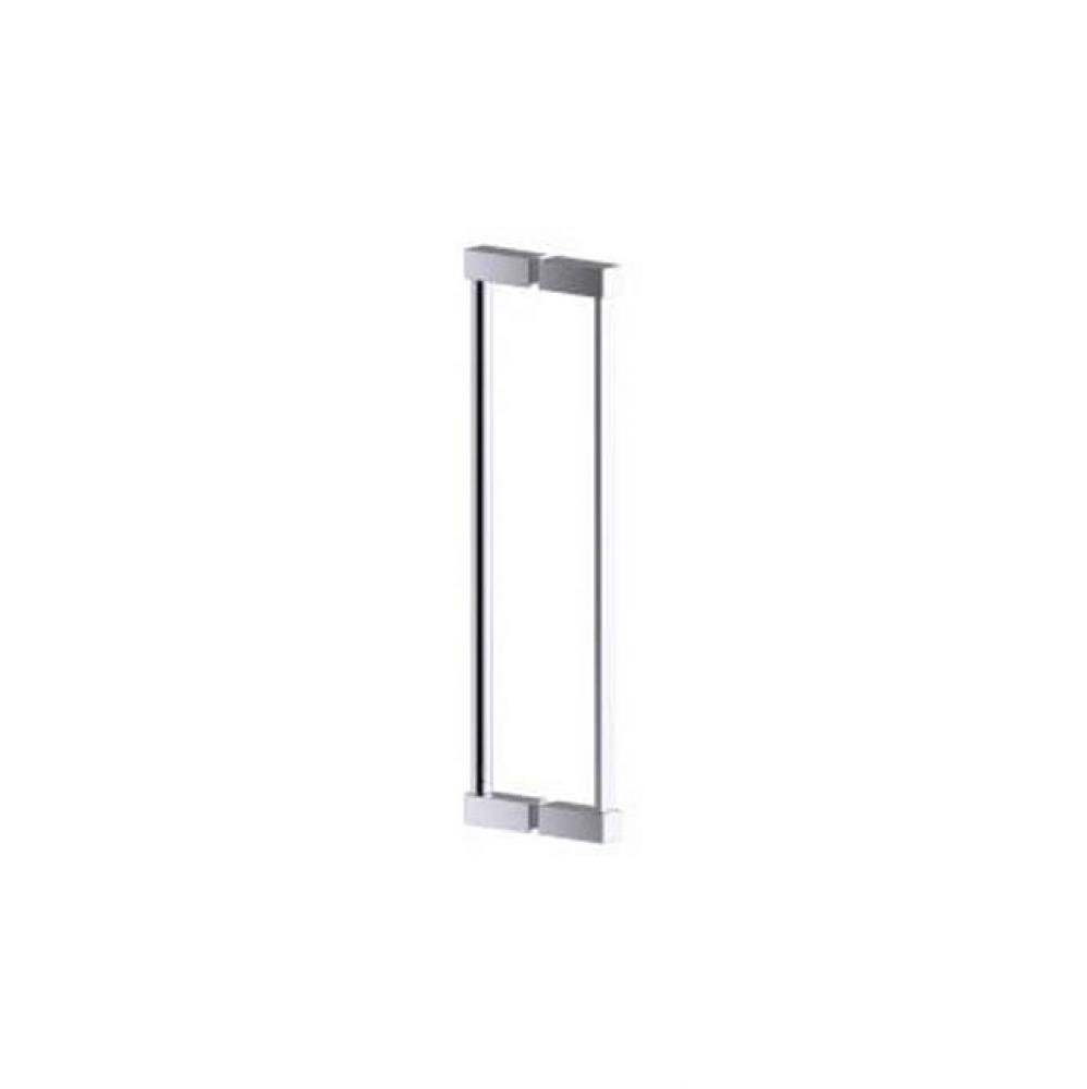 LISBON - 18'' Double Glass Door Handle  - Polished