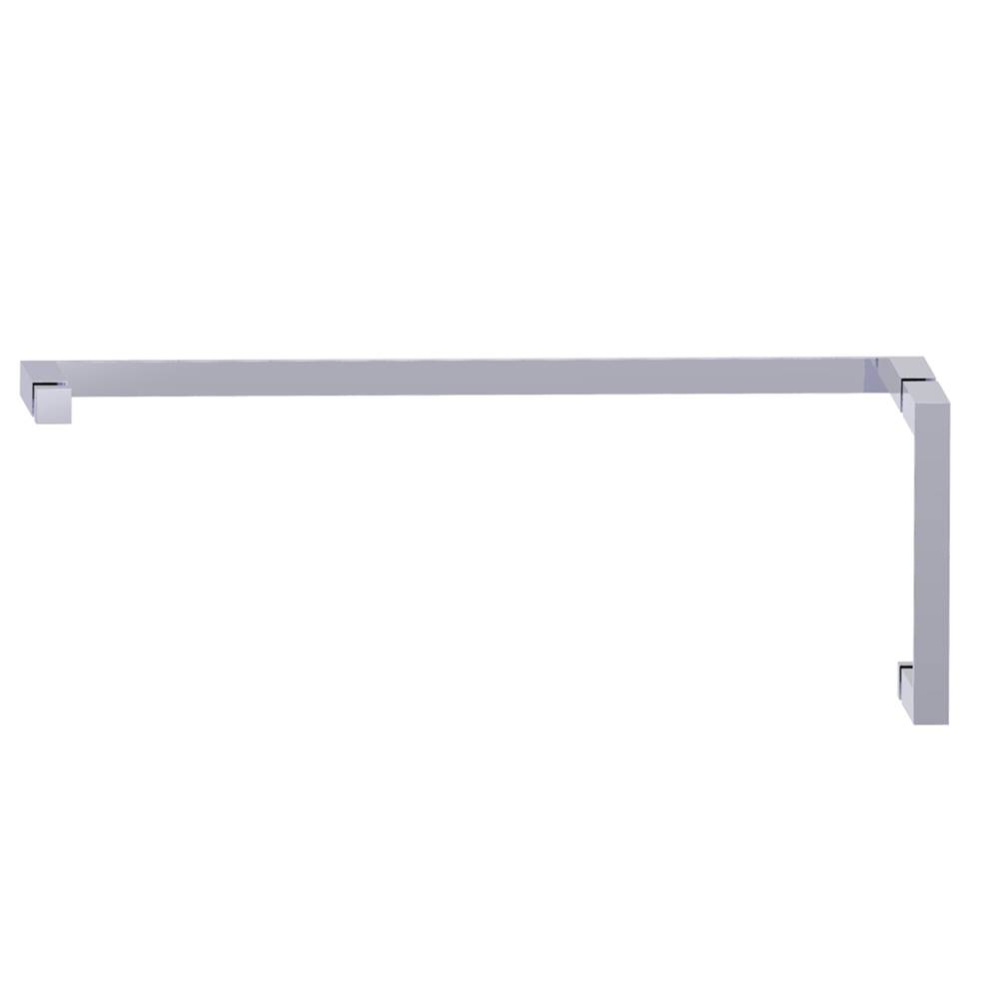 MUNICH - 8-inch x 24-inch Offset Shower Door Handles -Polished Chrome