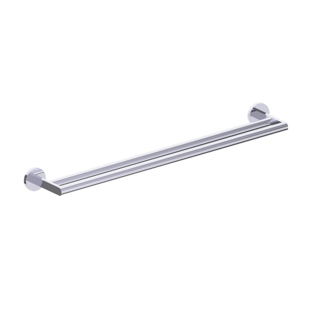 FRANKFURT -  24-inch Double Bathroom Towel Bar -Polished Chrome