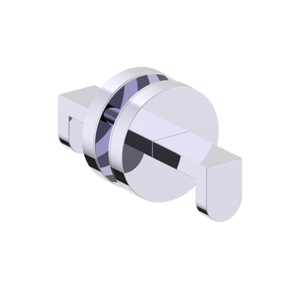 FRANKFURT - Double Shower Door Handle-Polished Chrome