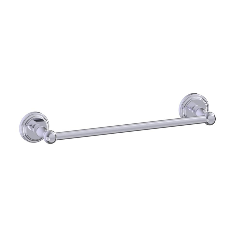 FLORENCE - 12-inch Bathroom Towel Bar-Polished Chrome