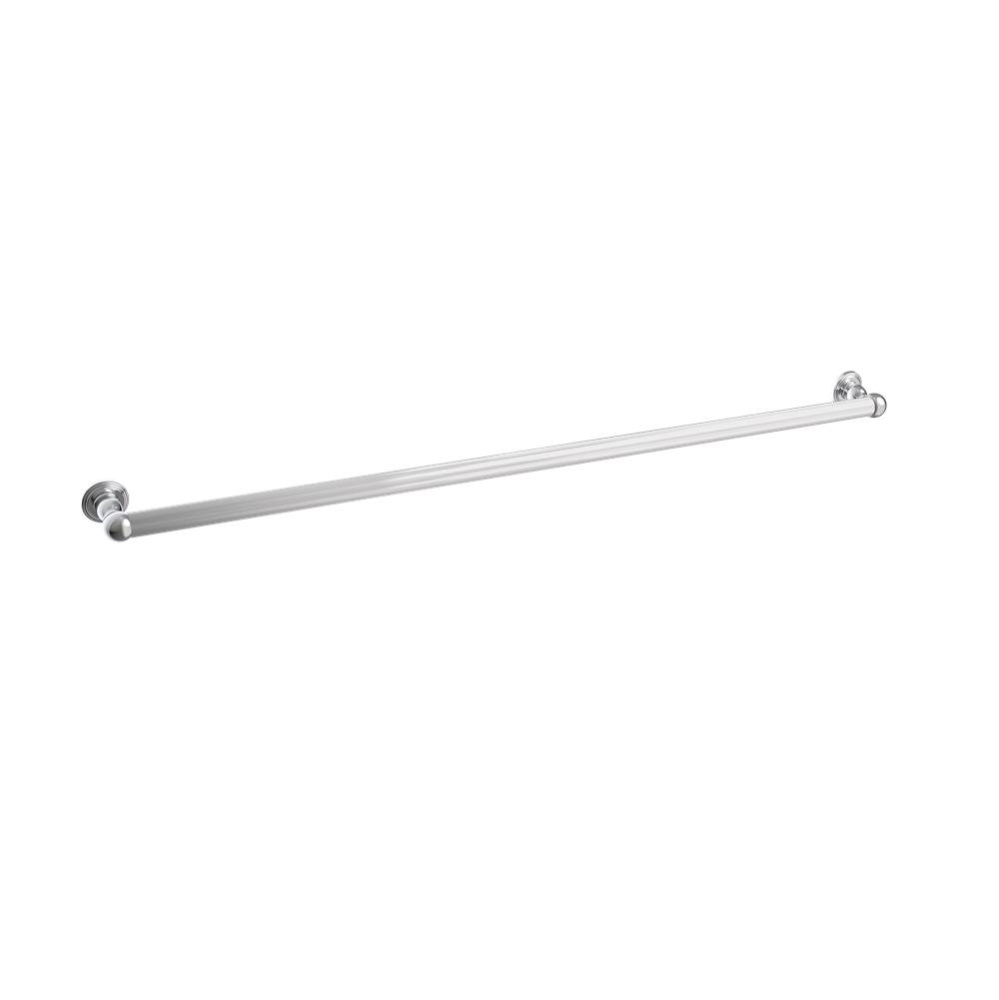 Florence Straight Knurled -  42-inch Grab Bar-Polished Chrome