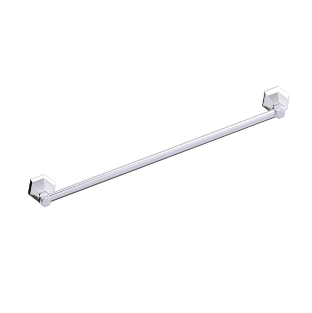 PISA - 18-inch Bathroom Towel Bar-Polished Chrome