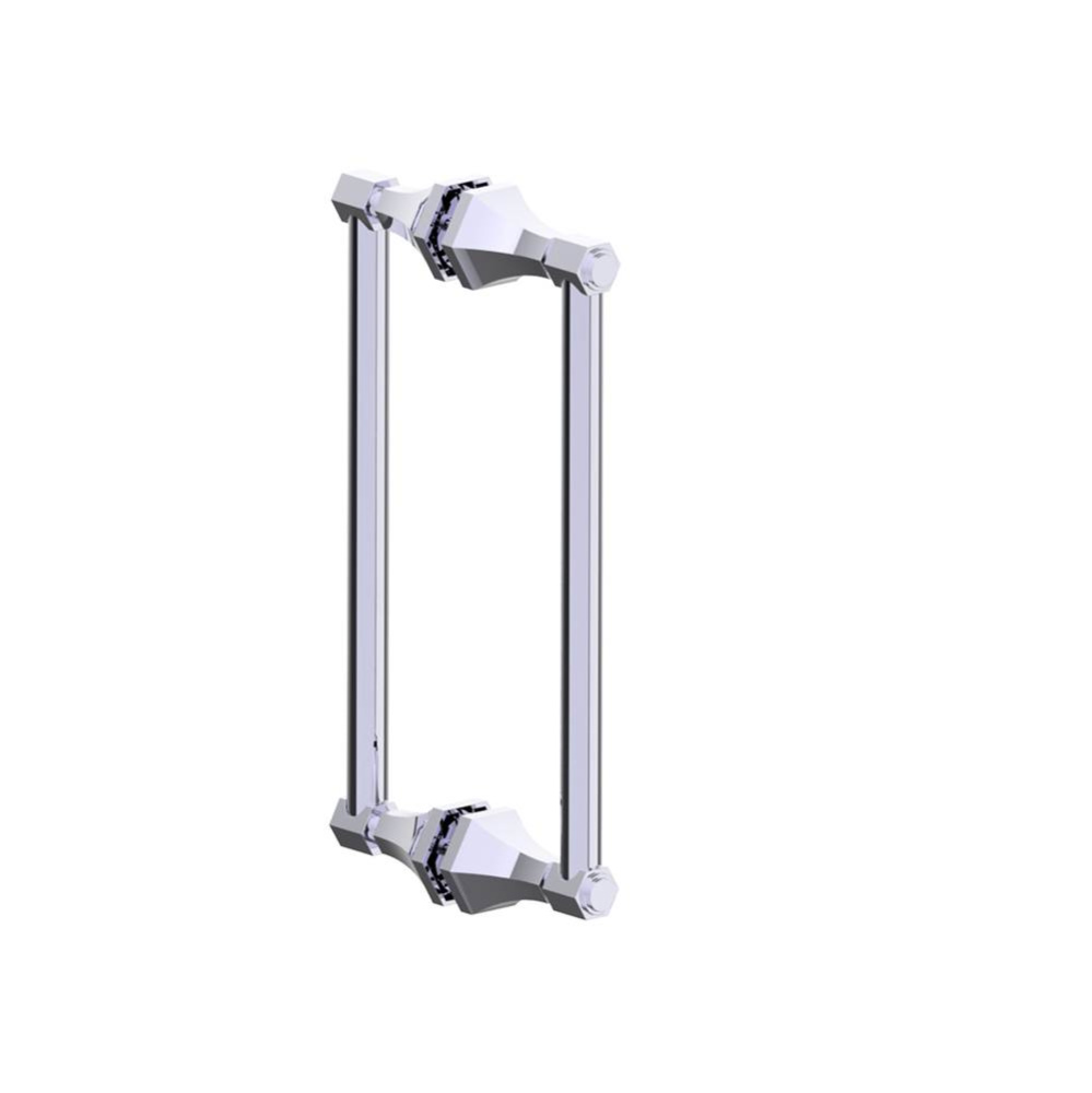PISA - 12-inch Double Shower Door Handle-Polished Chrome