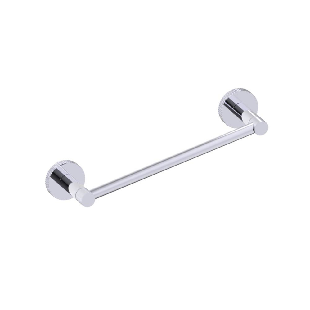 CIRCO KNURLED - 9-inch Bathroom Towel Bar -Polished Chrome