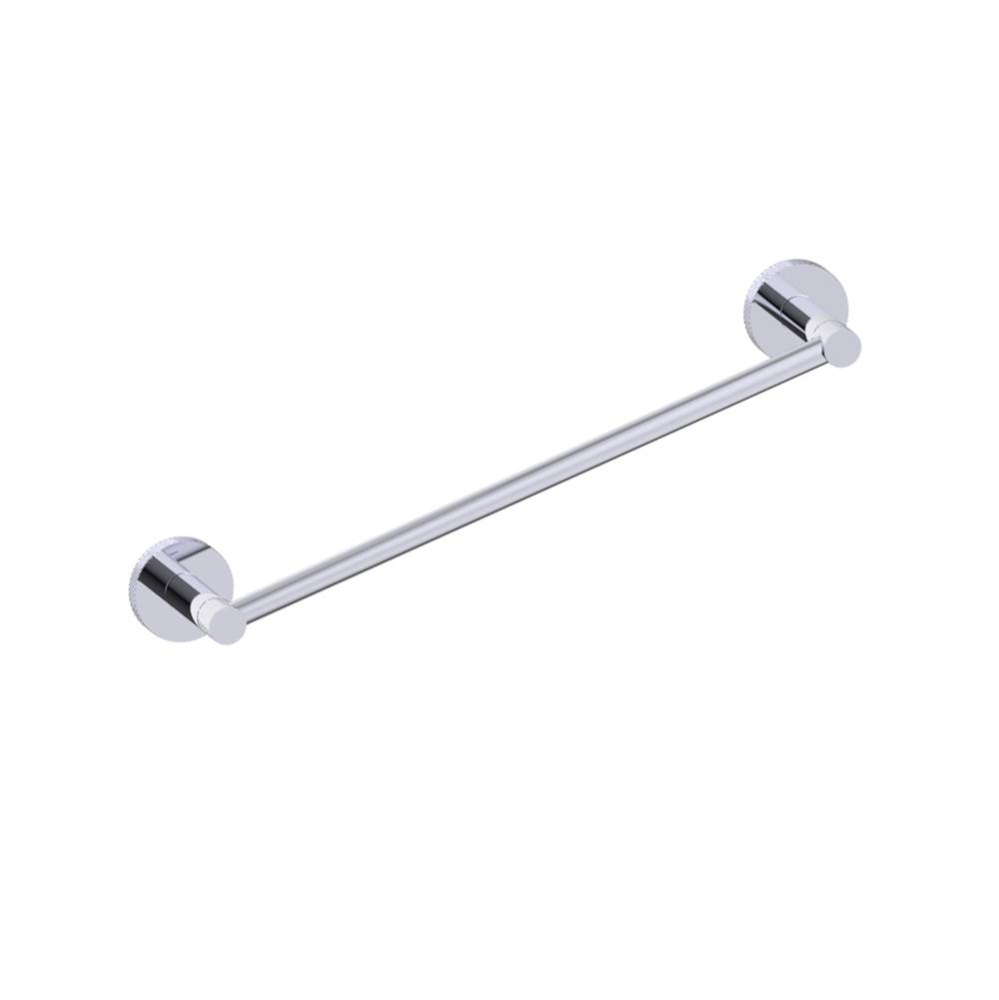 CIRCO KNURLED - 12-inch Bathroom Towel Bar -Polished Chrome