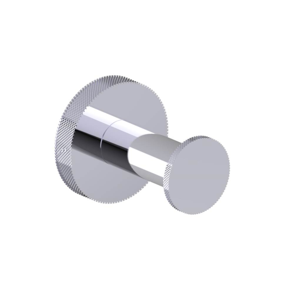 CIRCO KNURLED - Robe Hook -Polished Chrome