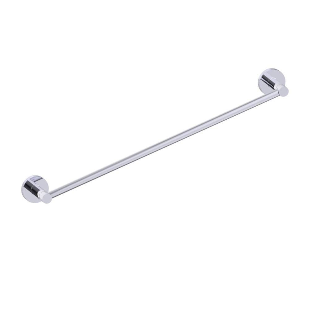 CIRCO KNURLED - 18-inch Bathroom Towel Bar -Polished Chrome