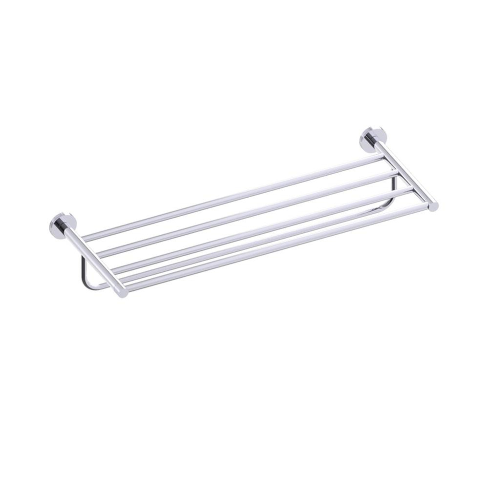 CIRCO KNURLED - Towel Shelf-Polished Chrome