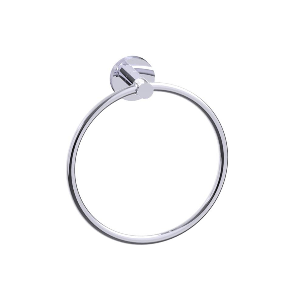 CIRCO KNURLED - Towel Ring-Polished Chrome