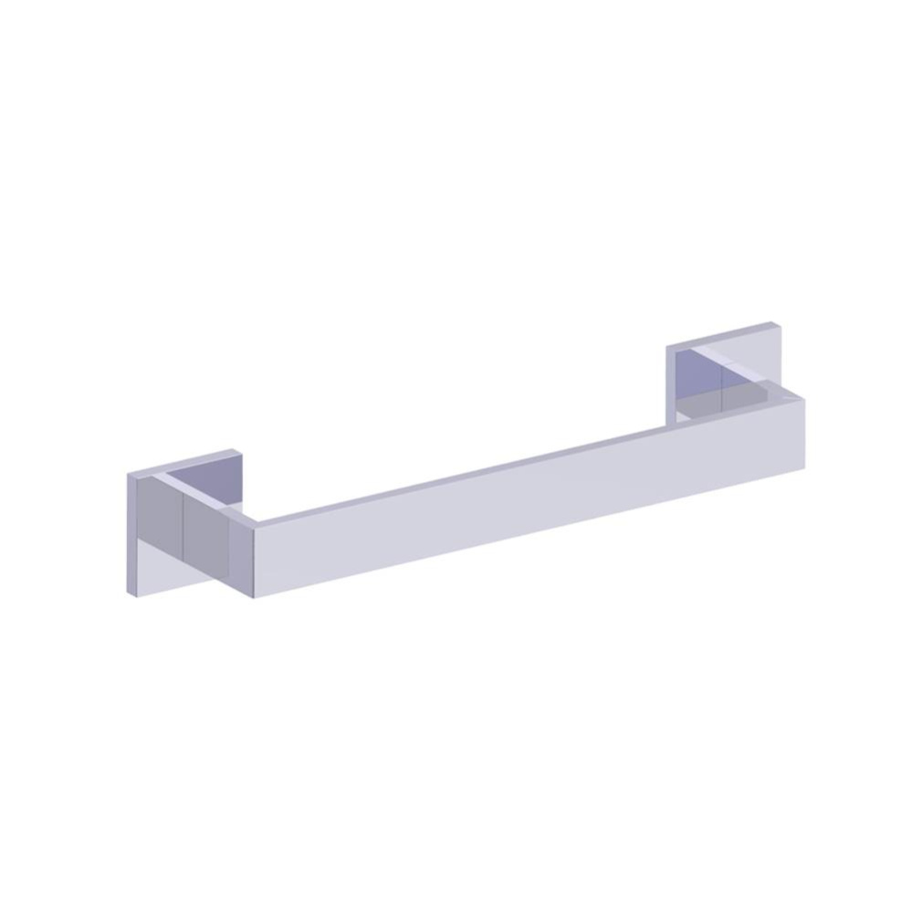 HAMBURG - 12-inch Bathroom Towel Bar -Polished Chrome