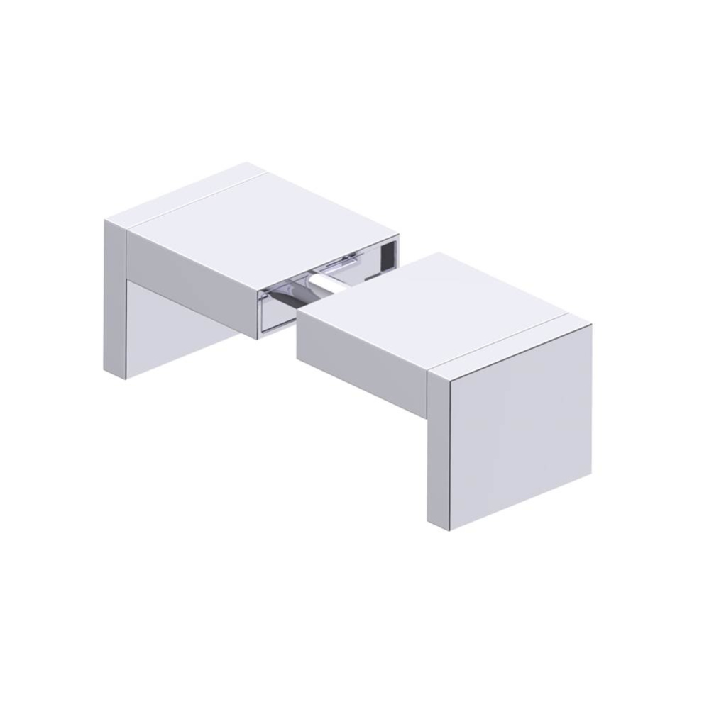 HAMBURG - Double Shower Door Handle -Polished Chrome