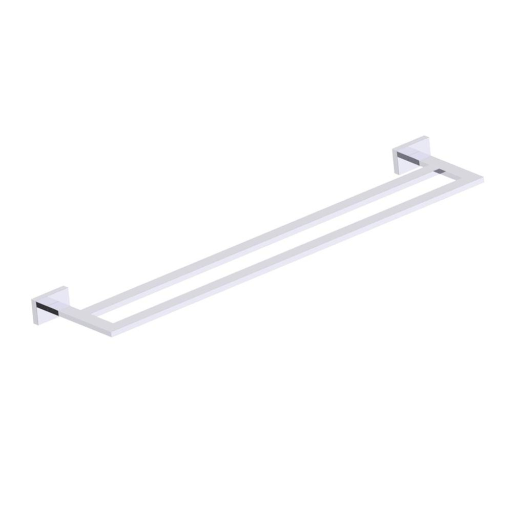 VIENNA -  24-inch Double Bathroom Towel Bar -Polished Chrome