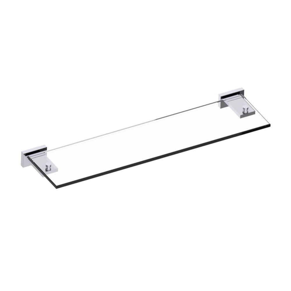 VIENNA -  Glass shelf -Polished Chrome
