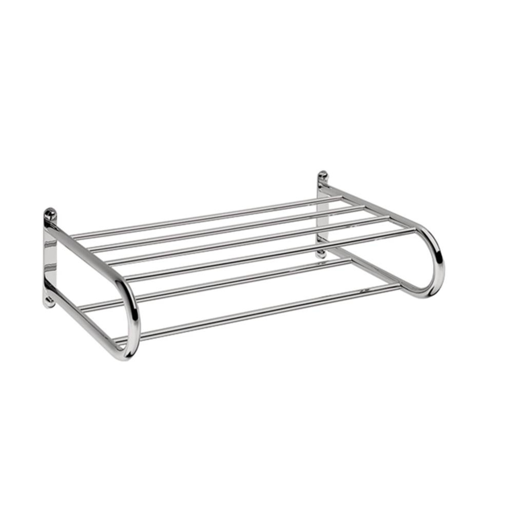 HOTEL - 19-inch Two Tier Towel Rack-Polished Chrome